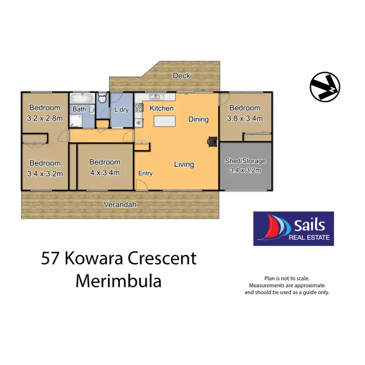 Floorplan of Homely house listing, 57 Kowara Crescent, Merimbula NSW 2548