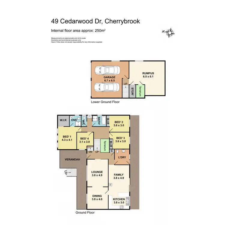 Floorplan of Homely house listing, 49 Cedarwood Drive, Cherrybrook NSW 2126