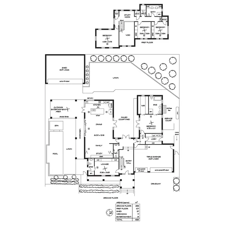 Floorplan of Homely house listing, 1 Playford Road, Mitcham SA 5062