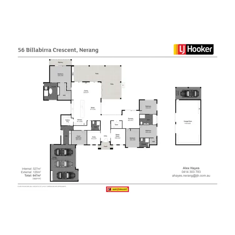 Floorplan of Homely house listing, 56 Billabirra Crescent, Nerang QLD 4211
