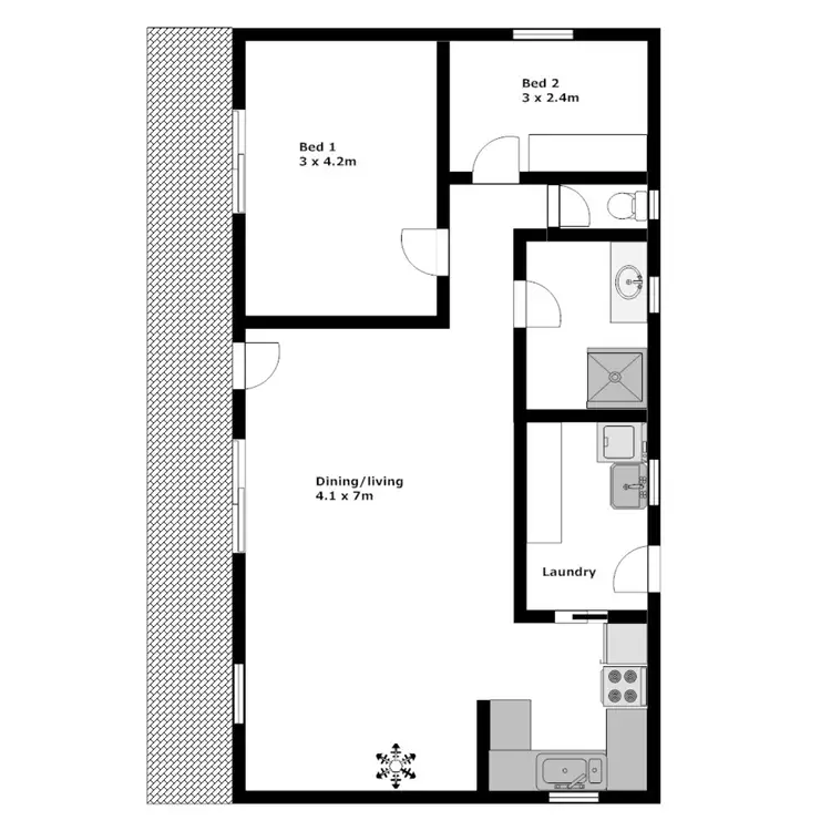 Floorplan of Homely house listing, 45 Tobruk Terrace, Port Lincoln SA 5606