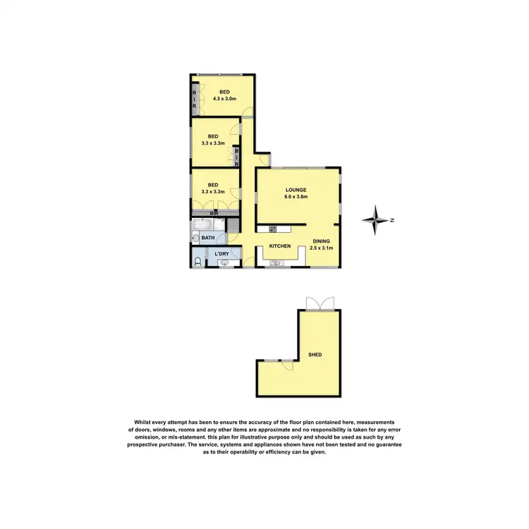 Floorplan of Homely house listing, 14 Quamby Avenue, Colac VIC 3250