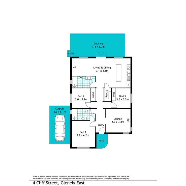 Floorplan of Homely house listing, 4 Cliff Street, Glenelg East SA 5045