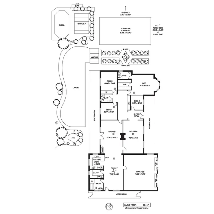 Floorplan of Homely house listing, 83 Education Road, Chandlers Hill SA 5159