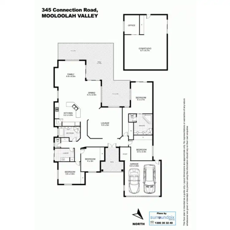 Floorplan of Homely rural property listing, 345 Connection Rd, Mooloolah Valley QLD 4553
