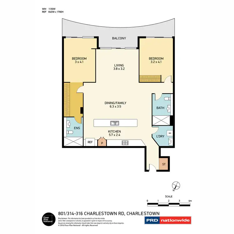 Floorplan of Homely apartment listing, 801/314-316 Charlestown Road, Charlestown NSW 2290