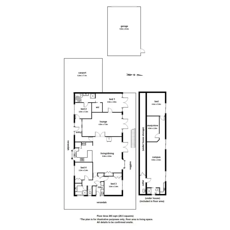 Floorplan of Homely house listing, 444 Belgrave Gembrook Road, Emerald VIC 3782