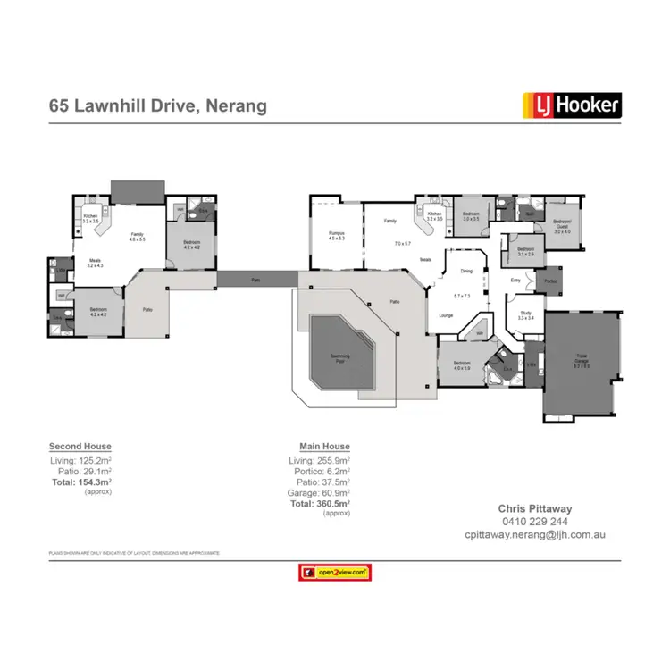Floorplan of Homely house listing, 65 Lawnhill Drive, Nerang QLD 4211