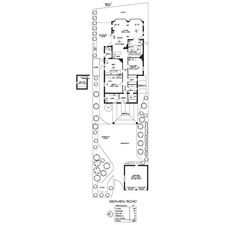 Floorplan of Homely house listing, 409 Esplanade, Henley Beach SA 5022