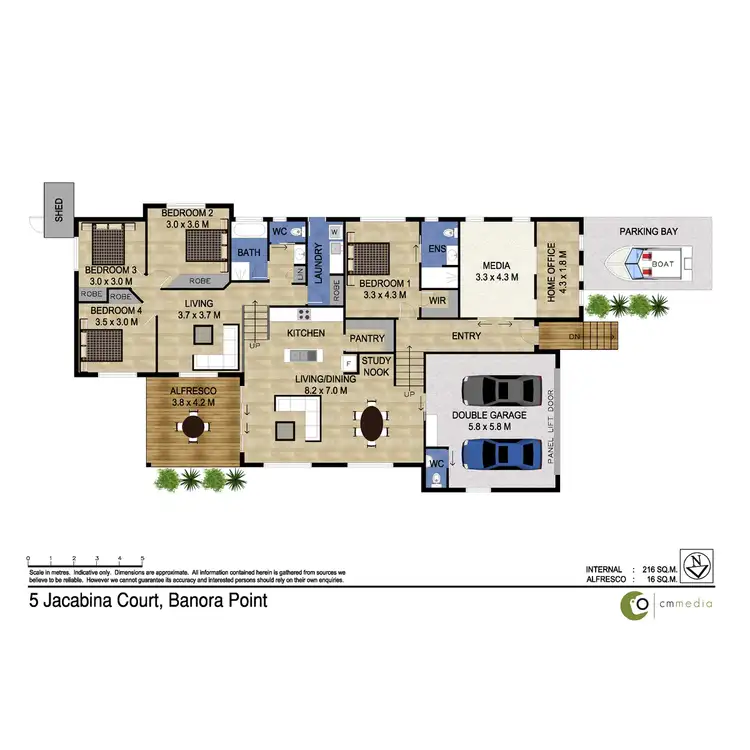 Floorplan of Homely house listing, 5 Jacabina Court, Banora Point NSW 2486