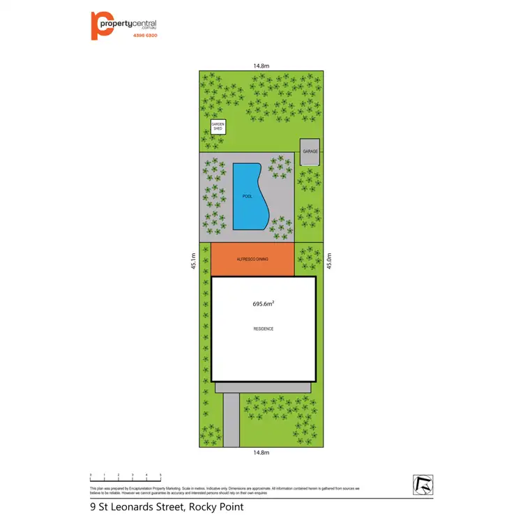 Floorplan of Homely house listing, 9 St Leonards Street, Rocky Point NSW 2259