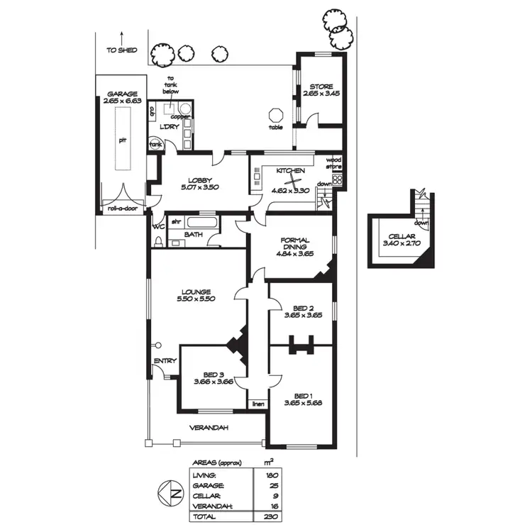 Floorplan of Homely house listing, 22 Holland Street, Thebarton SA 5031