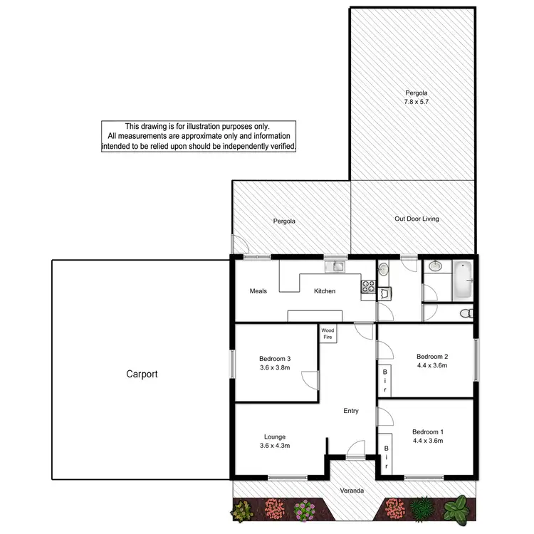 Floorplan of Homely house listing, 169 Mount Gambier Road, Millicent SA 5280