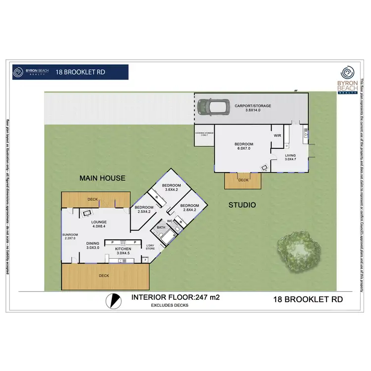 Floorplan of Homely house listing, 18 Brooklet Road, Newrybar NSW 2479