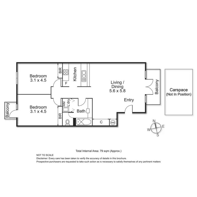 Floorplan of Homely apartment listing, 6/39 Bouverie Street, Carlton VIC 3053