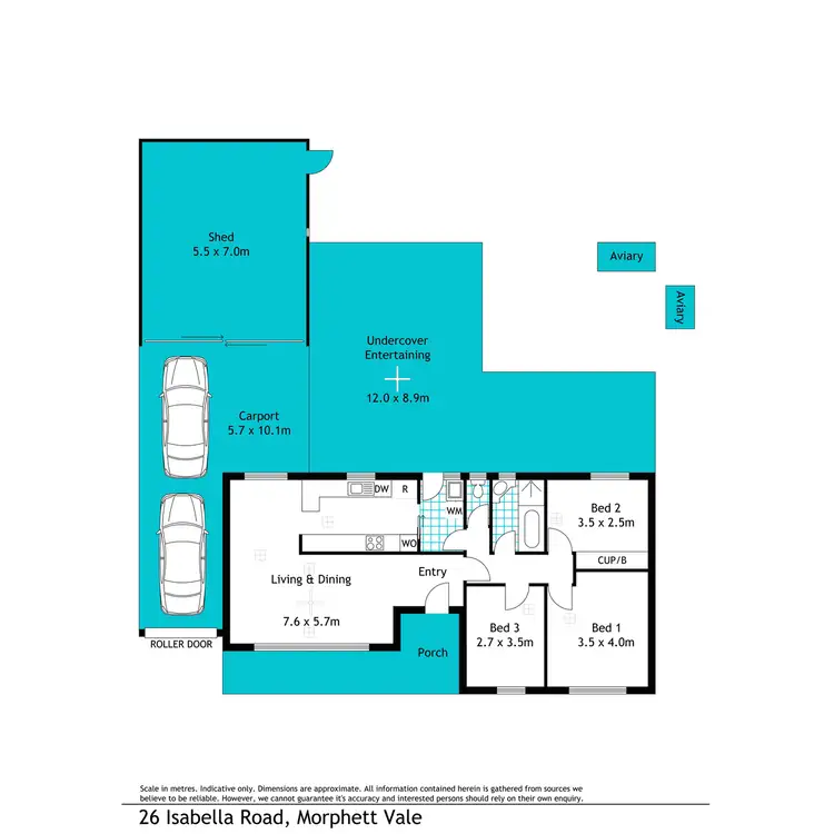 Floorplan of Homely house listing, 26 Isabella Road, Morphett Vale SA 5162