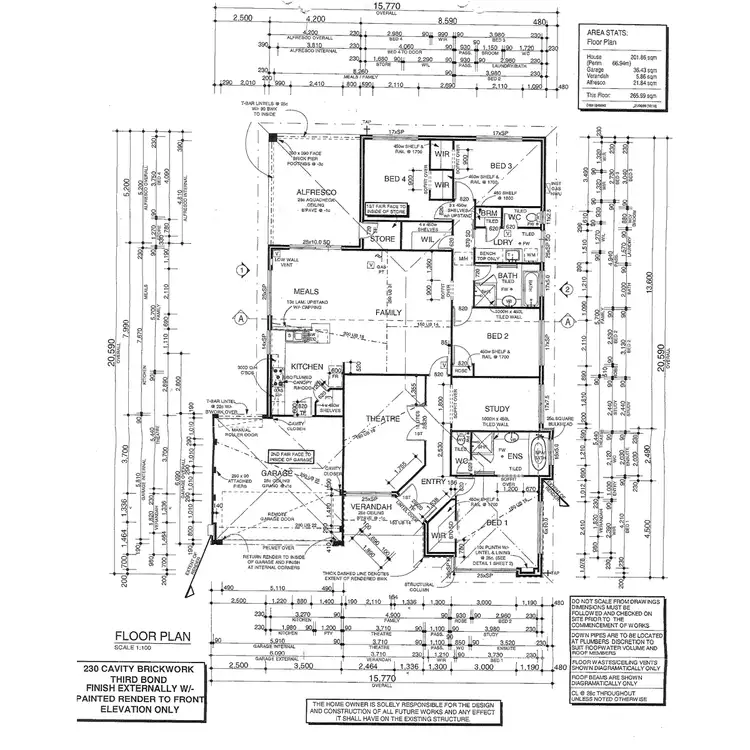 Floorplan of Homely house listing, 56 Flecker Promenade, Aveley WA 6069