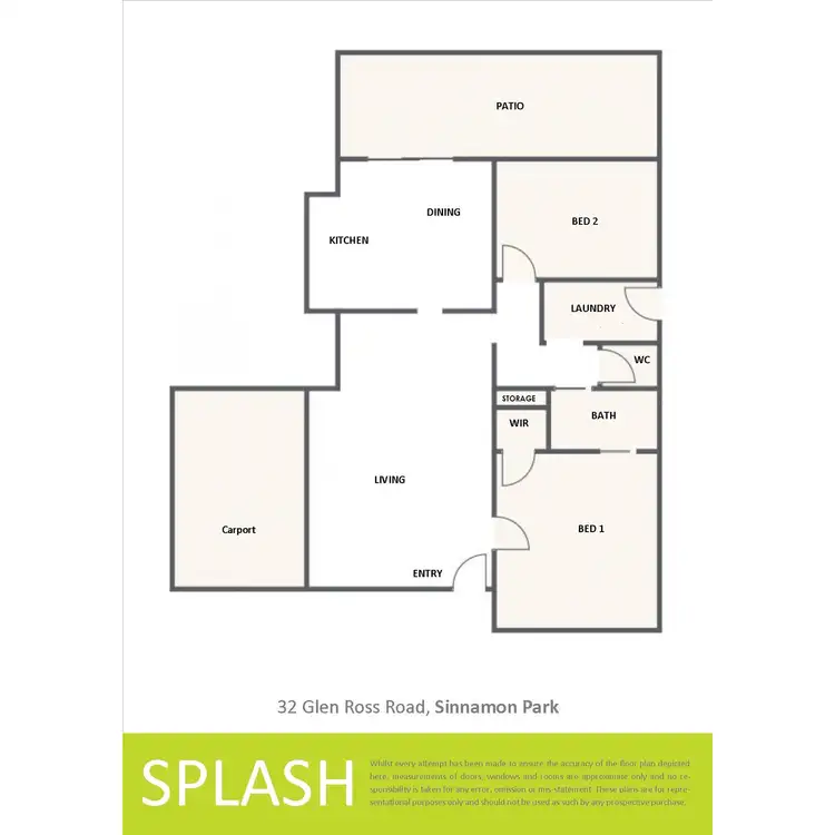 Floorplan of Homely house listing, 32 Glen Ross Road, Sinnamon Park QLD 4073