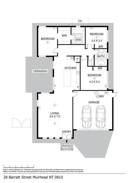 Floorplan of Homely house listing, 28 Barratt Street, Muirhead NT 810