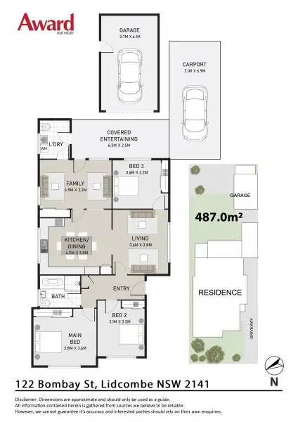 Floorplan of Homely house listing, 122 BOMBAY ST, Lidcombe NSW 2141