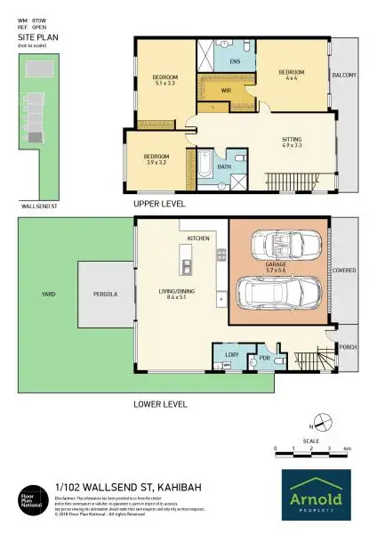 Floorplan of Homely townhouse listing, 1/102 Wallsend Street, Kahibah NSW 2290