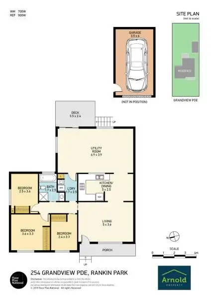 Floorplan of Homely house listing, 254 Grandview Rd, Rankin Park NSW 2287