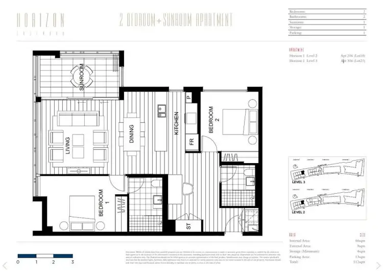 Floorplan of Homely apartment listing, 303/62 Mobbs Lane, Eastwood NSW 2122