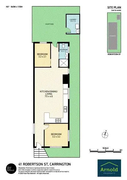 Floorplan of Homely house listing, 41 Robertson Street, Carrington NSW 2294