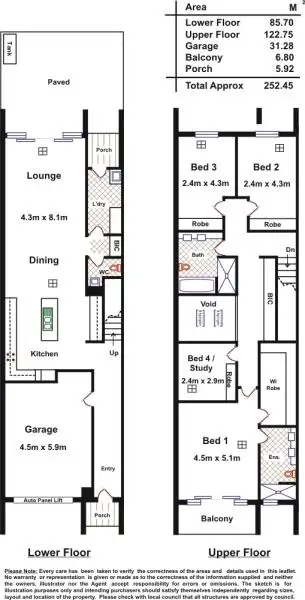 Floorplan of Homely townhouse listing, 35 Timms Street, Findon SA 5023