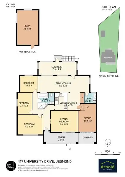 Floorplan of Homely house listing, 117 University Dr, North Lambton NSW 2299