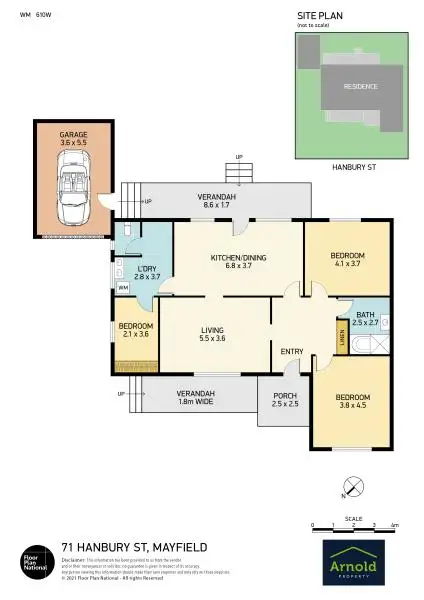 Floorplan of Homely house listing, 71 Hanbury Street, Mayfield NSW 2304