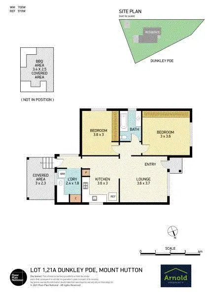 Floorplan of Homely house listing, 1/21A Dunkley Pde, Mount Hutton NSW 2290