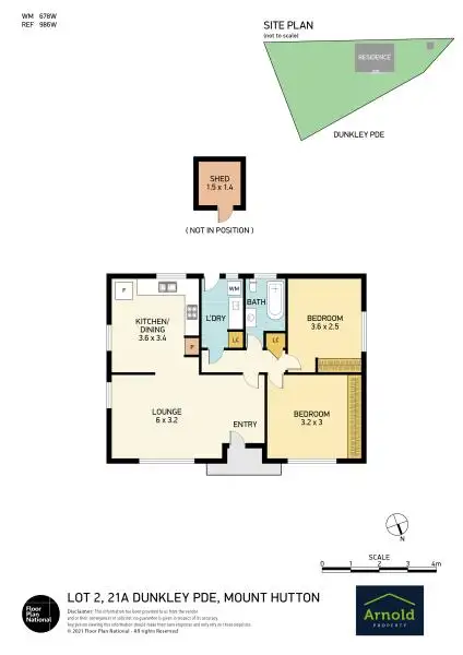 Floorplan of Homely house listing, 2/21A Dunkley Pde, Mount Hutton NSW 2290