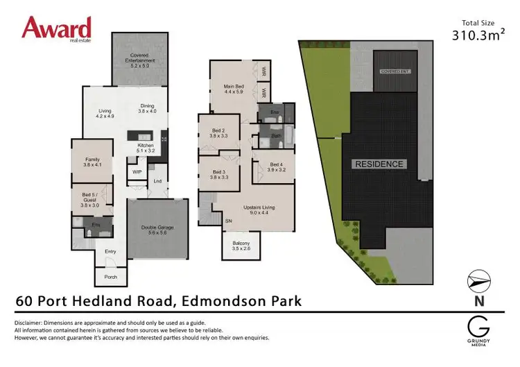 Floorplan of Homely house listing, 60 PORT HEDLAND RD, Edmondson Park NSW 2174