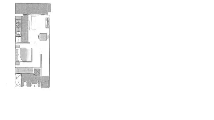 Floorplan of Homely apartment listing, 1607/283 City Road, Southbank VIC 3006