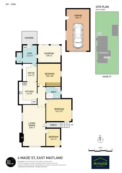 Floorplan of Homely house listing, 4 Maize Street, East Maitland NSW 2323
