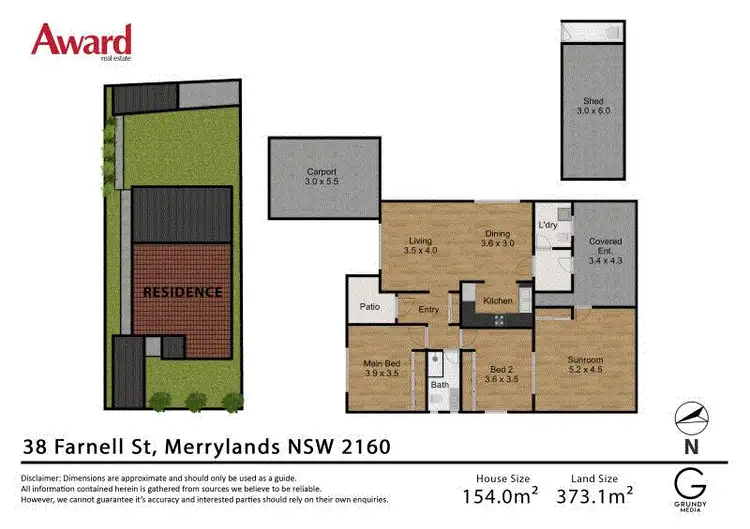 Floorplan of Homely house listing, 38 FARNELL ST, Merrylands NSW 2160