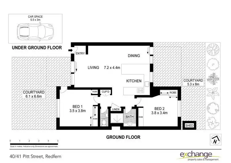 Floorplan of Homely unit listing, 40/41 Pitt Street, Redfern NSW 2016