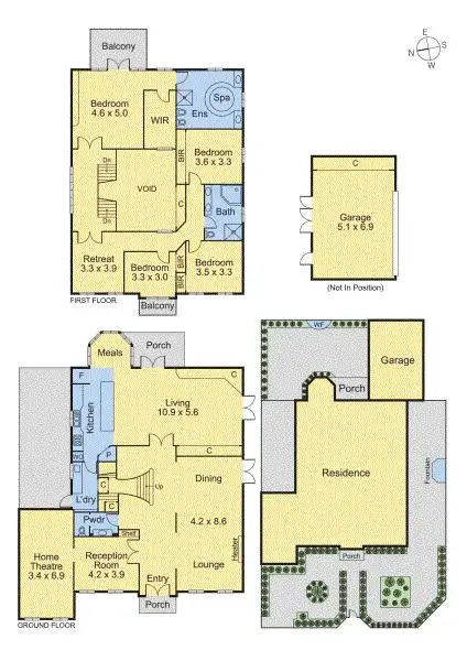 Floorplan of Homely house listing, 8 Carnarvon Road, Strathmore VIC 3041