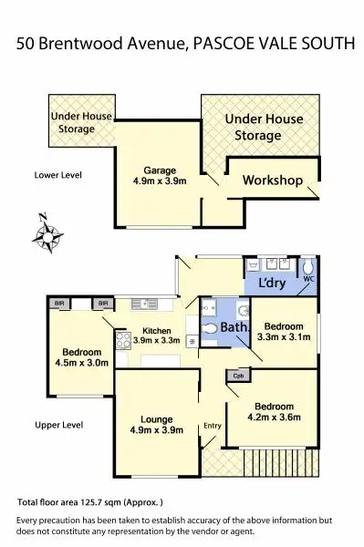 Floorplan of Homely house listing, 50 Brentwood Avenue, Pascoe Vale South VIC 3044