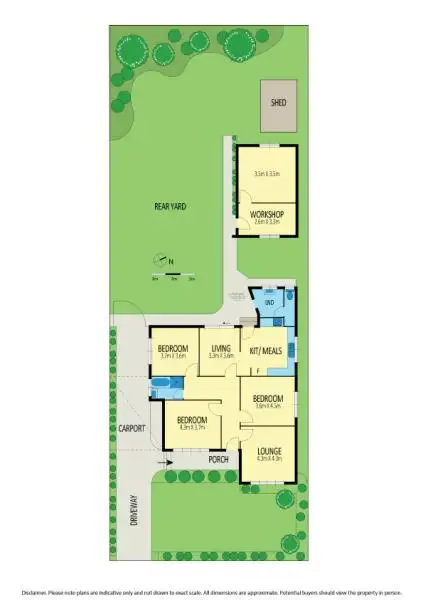 Floorplan of Homely house listing, 23 Churchill Street, Glenroy VIC 3046