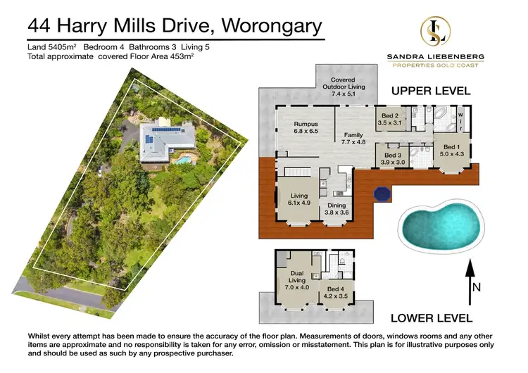 Floorplan of Homely rural property listing, 44 Harry Mills Drive, Worongary QLD 4213