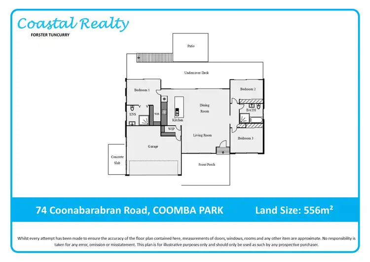 Floorplan of Homely house listing, 74 Coonabarabran Road, Coomba Park NSW 2428