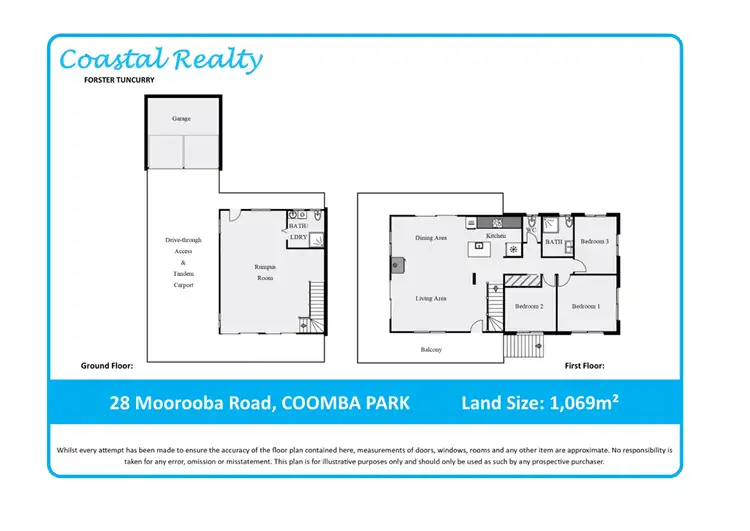Floorplan of Homely house listing, 28 Moorooba Road, Coomba Park NSW 2428