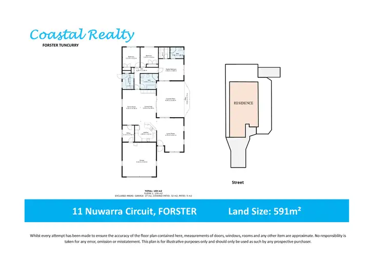 Floorplan of Homely house listing, 11 Nuwarra Circuit, Forster NSW 2428