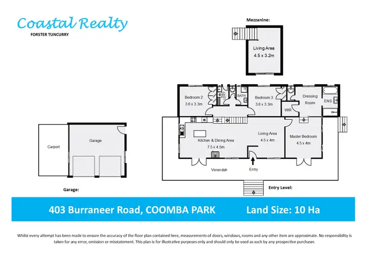 Floorplan of Homely rural property listing, 403 Burraneer Road, Coomba Park NSW 2428