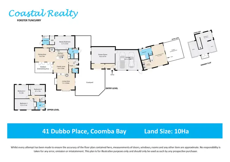 Floorplan of Homely house listing, 41 Dubbo Place, Coomba Bay NSW 2428