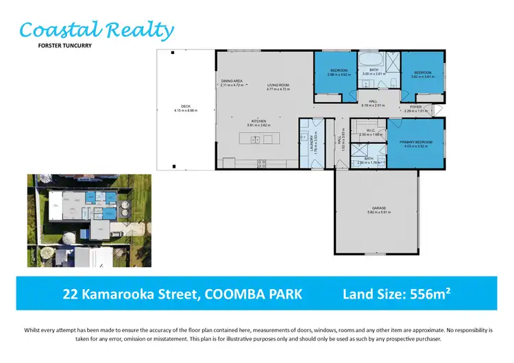 Floorplan of Homely house listing, 22 Kamarooka Street, Coomba Park NSW 2428