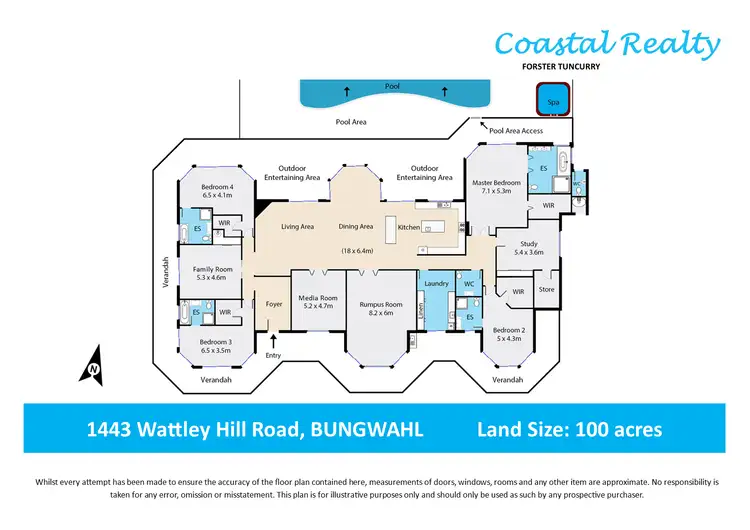 Floorplan of Homely house listing, 1443 Wattley Hill Road, Bungwahl NSW 2423