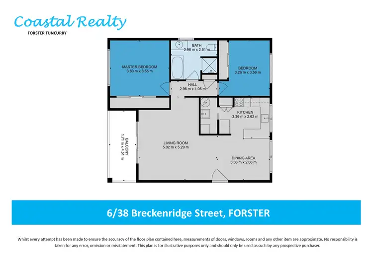Floorplan of Homely unit listing, 6/38 Breckenridge Street, Forster NSW 2428